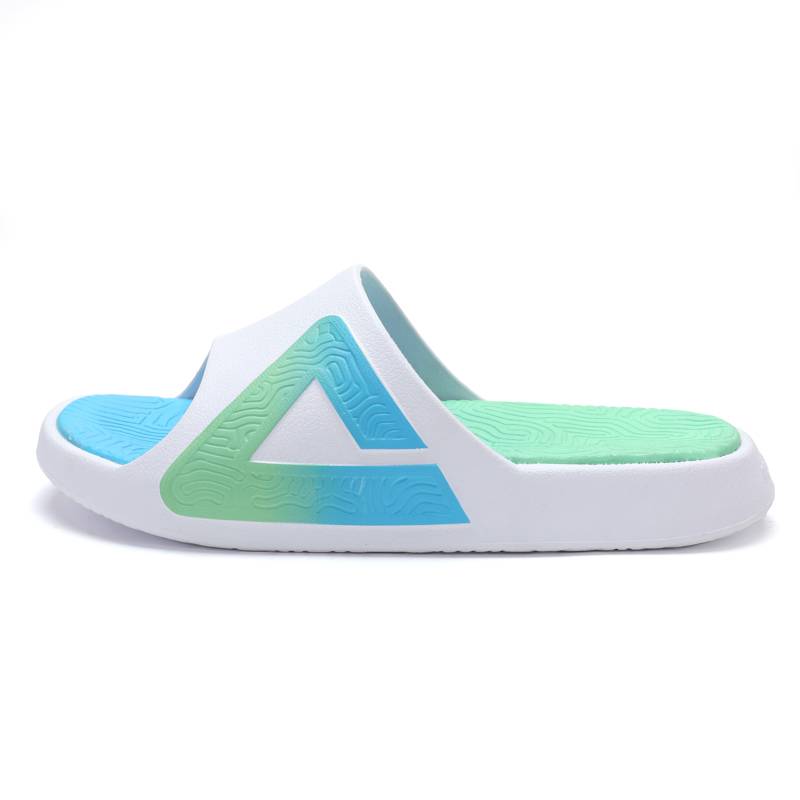 White green and blue [men's shoes]